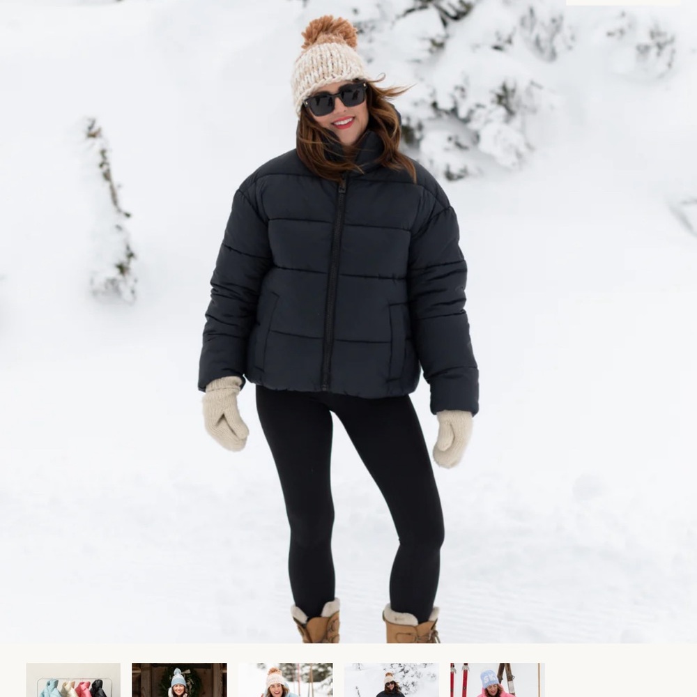 Jilly Box Noize: Avalon Puffer Jacket Black